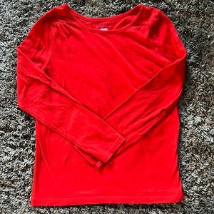 Soft Children’s Place red long sleeve tee. Size L 10/12